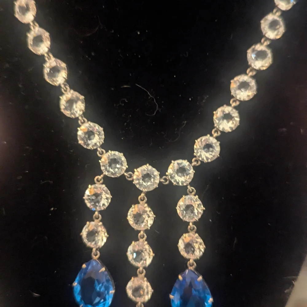 Stunning Vintage Art Deco Czech Bohemian Crystal Necklace - Picture 3 of 6